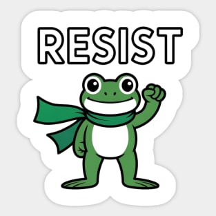 Portland-Frog Sticker